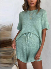 Load image into Gallery viewer, Casual Loose Loungewear Top Pant Knitted Suit
