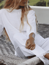 Load image into Gallery viewer, Simple Casual Loose Comfortable Soft Top Pants Suit
