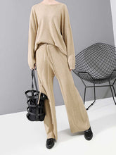 Load image into Gallery viewer, Round Neck Loose Casual Woman&#39;s Suit
