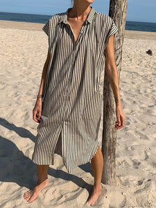 Holiday Shirt Casual Striped Dress