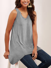 Load image into Gallery viewer, Simple Casual Loose V-Neck Vest Top
