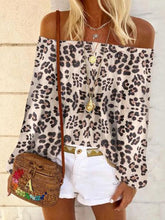 Load image into Gallery viewer, Boho Leopard Print Flower Sleeveless T-shirt
