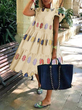 Load image into Gallery viewer, Fashion Loose Print Midi Dress
