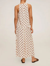 Load image into Gallery viewer, V-neck Polka Dot Sleeveless Suit
