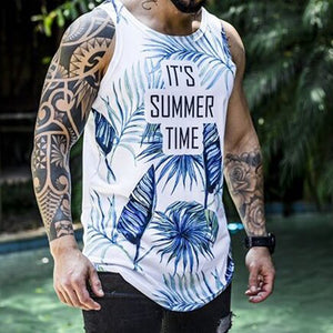 Men'S Fashion Summer Print Vest