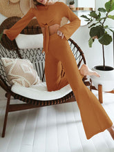 Load image into Gallery viewer, Round Neck Long Sleeve Loose Suit
