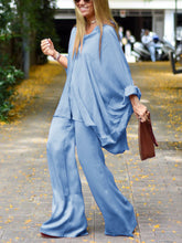 Load image into Gallery viewer, Fashionable Elegant Loose Shirt Pants Suit
