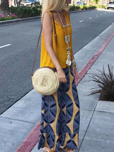 Load image into Gallery viewer, Retro Casual V-Neck Top Pant Suit
