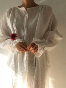 Solid Color Loose Wild Fashion Dress