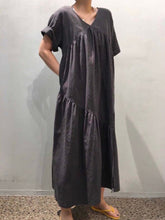 Load image into Gallery viewer, Loose and Versatile Fashion Dress
