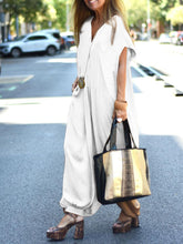 Load image into Gallery viewer, Stylish Elegant Loose V Neck Jumpsuit
