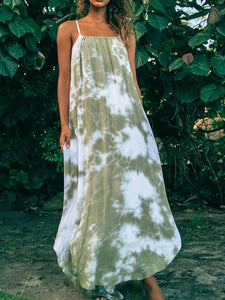 Casual Loose Tie-Dye Maxi Dress