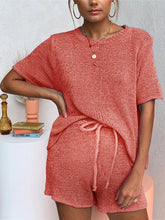 Load image into Gallery viewer, Casual Loose Loungewear Top Pant Knitted Suit
