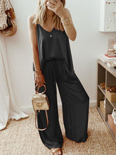 Load image into Gallery viewer, Casual Loose Sleeveless V-neck Jumpsuit

