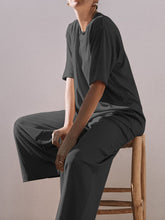 Load image into Gallery viewer, Loose Casual Short Sleeve Suit for Women

