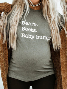 All-match Letter Printed Maternity Top