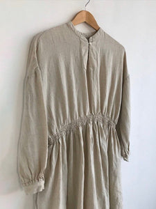 Solid Color Wild Fashion Waist Dress