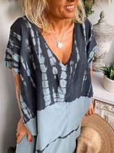 Load image into Gallery viewer, Fashionable Casual Bohemian Tie-dye Print Dress
