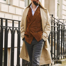 Load image into Gallery viewer, Men&#39;S Fashion Solid Color Lapel Single-Breasted Loose Coat
