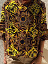 Load image into Gallery viewer, Fashionable Casual Bohemian Printed 3/4 Sleeve T-shirt
