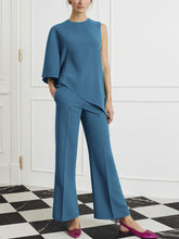 Load image into Gallery viewer, Fashion Casual Simple Top Pants Suit
