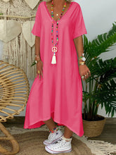 Load image into Gallery viewer, Simple And Comfortable Casual Loose Soft And Comfortable Maxi Dress
