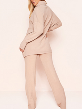 Load image into Gallery viewer, Half-Neck Sweater Trouser Suit
