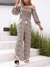 Load image into Gallery viewer, Leopard Print Loose Suit
