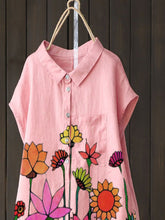 Load image into Gallery viewer, Casual Floral Romantic Shirts &amp; Tops
