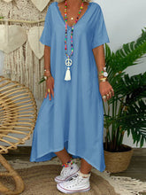Load image into Gallery viewer, Simple And Comfortable Casual Loose Soft And Comfortable Maxi Dress
