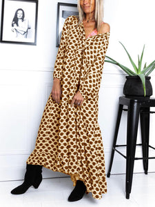 Fashion Dot Print Casual Dress