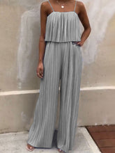 Load image into Gallery viewer, Fashion Solid Color Suspenders Casual Jumpsuit
