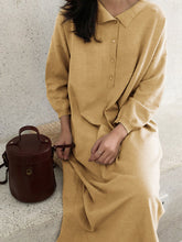Load image into Gallery viewer, Simple Casual Loose Long Sleeve Dress
