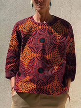 Load image into Gallery viewer, Fashionable Casual Bohemian Printed 3/4 Sleeve T-shirt
