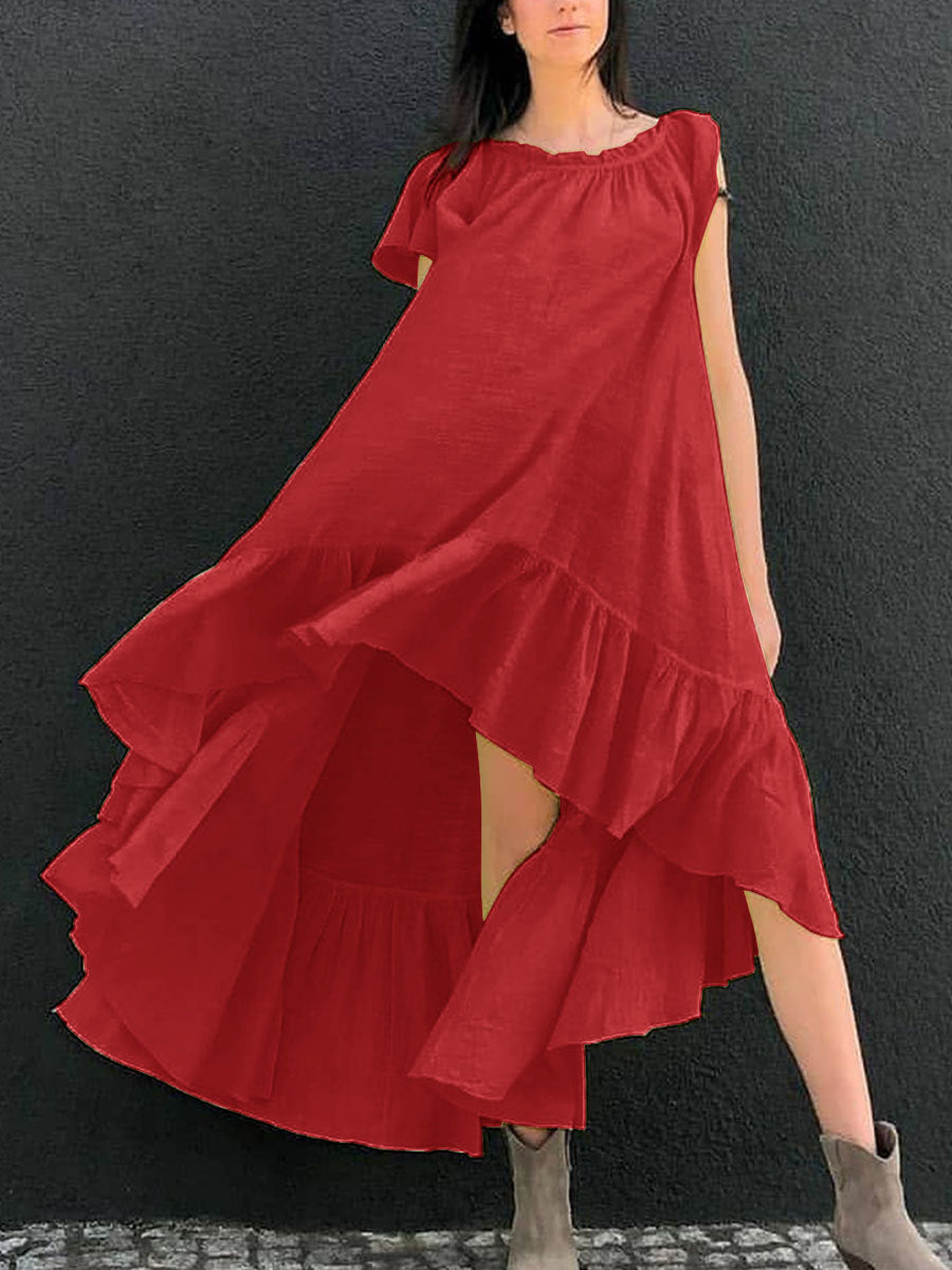 Simple Casual Loose Maxi Dress