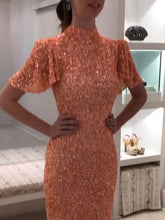 Load image into Gallery viewer, Sequin Slim Elegant Dress
