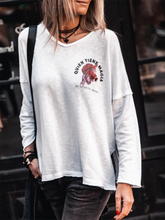 Load image into Gallery viewer, V-Neck Casual Long-Sleeved T-Shirt
