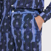 Load image into Gallery viewer, Men Printed Stripes Loose Two-Piece Suit
