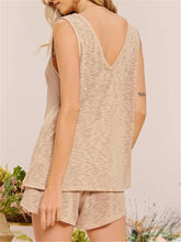Load image into Gallery viewer, V-neck Solid Color Loose Vest Suit

