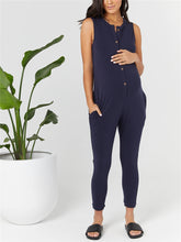 Load image into Gallery viewer, Simple Loose Suspenders Pregnant Women&#39;S Jumpsuit

