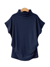 Load image into Gallery viewer, Casual Loose Turtleneck Short Sleeve T-Shirt Top
