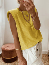 Load image into Gallery viewer, Solid Color Sleeveless T-Shirt
