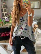 Load image into Gallery viewer, Printed Sleeveless T-Shirt
