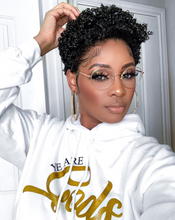 Load image into Gallery viewer, Black Short Curly Hair Small Explosive Head Synthetic Wigs
