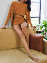 Load image into Gallery viewer, Round Neck Loose Solid Color Suit
