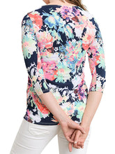 Load image into Gallery viewer, Printed Cropped Sleeves Round Neck Casual Pregnant Maternity Tops

