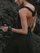 Load image into Gallery viewer, Solid Color Twist Tie Sling Maxi Dress
