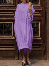 Load image into Gallery viewer, Fashion  Pleated Cuff Casual Dress
