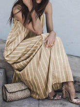 Load image into Gallery viewer, Bohemia Spaghetti-Neck Deep V-Neck Maxi Dress
