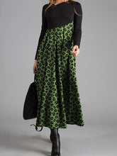 Load image into Gallery viewer, Fashion Casual V-neck Long-sleeved Leopard Print Dress
